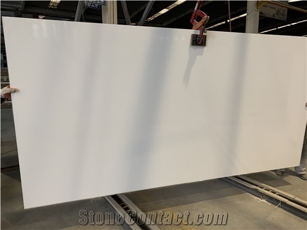 Quartz Stone Of Super White Slabs for Countertop