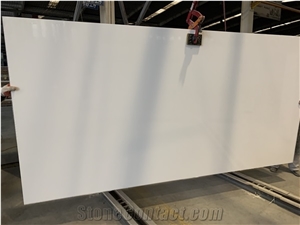 Quartz Stone Of Super White Slabs for Countertop