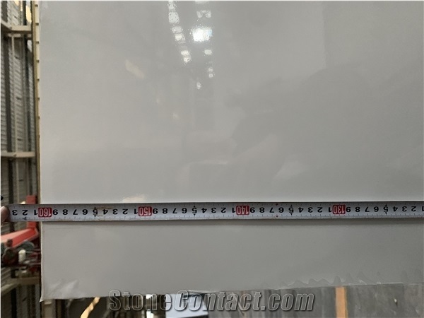 Quartz Stone Of Super White Slabs for Countertop