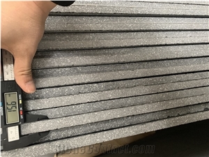 Sparkle Balck Quartz Stones Engineer Slabs for Countertop