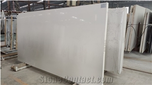 Sparkle Mirror White Quartz Slabs for Countertop