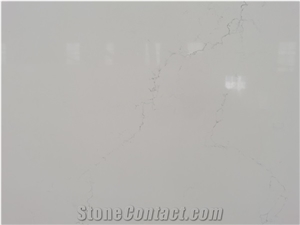 White Calacatta Wholesale Quartz Stone for Vanity Top