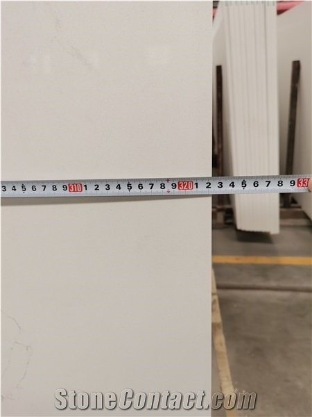 White Calacatta Wholesale Quartz Stone for Vanity Top