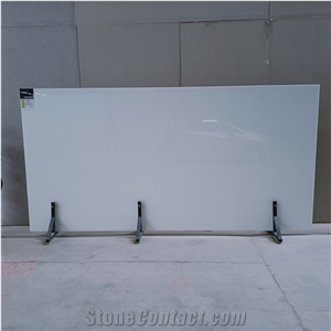 White Nano Crystallized Glass Stone Slabs for Countertop