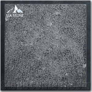 Dark Basalt Stone -Bush Hammered Surface with Honed Border
