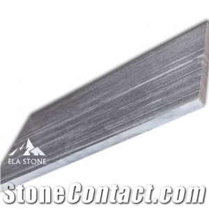 Grey Marble Swimming Pool Tiles Polished and Sandblasted Surface