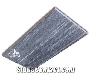 Grey Marble Swimming Pool Tiles Polished and Sandblasted Surface