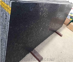 Impala Black Granite Slabs, Nero Impala Black Granite