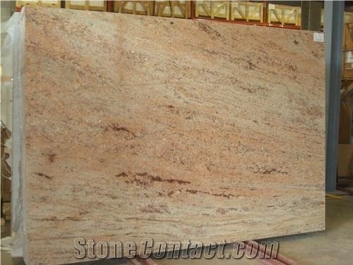 Shiva Kashi Gold Granite Slabs, Yellow Granite Tiles