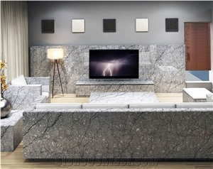 8716 Thunder Grey Quartz Slabs, Artificial Quartz