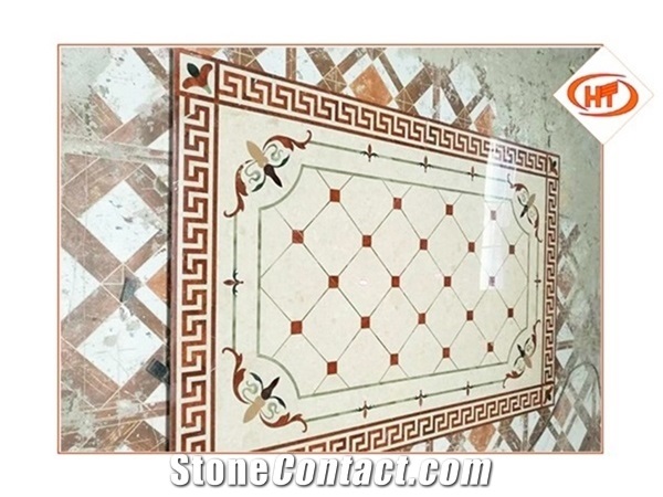Flooring Paving Tiles Patterns Design ,Decorated Hotel Lobby Floor Medallion