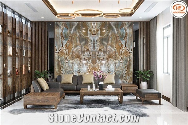 Living Room Stone Picture/Walling Stone in Living Rooms