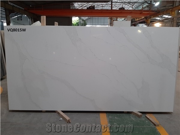 Vq8015w Calacatta Collections Vietnam Quartz Stone