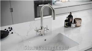 Vq8015w Calacatta Collections Vietnam Quartz Stone