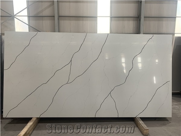 Calacatta Carrara Quartz Slabs