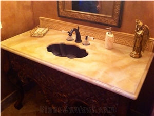 Honey Onyx Vanity Top