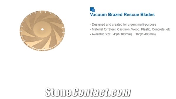 Vacuum Brazed Rescue Blades