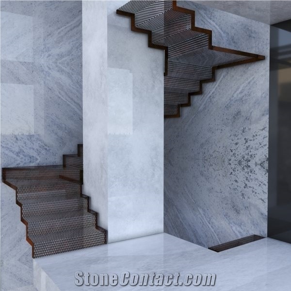 Azul Macaubas Quartzite Staircase