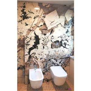 White Soul Granite Bathroom Wall and Counter Top White Soul Granite Bathroom Wall and Counter Top