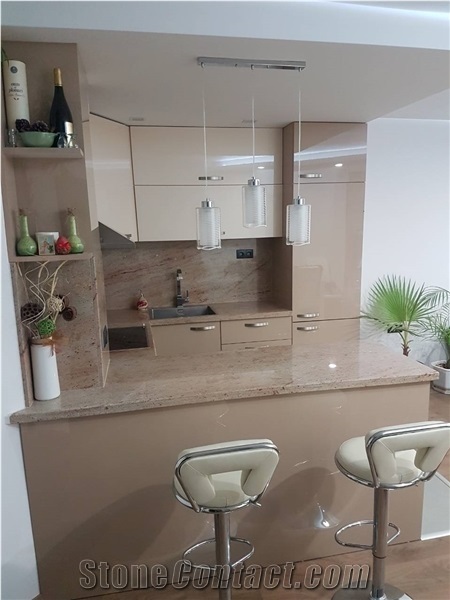 Granite Kitchen Countertop, Island Top