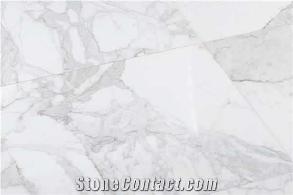 Bianco Statuario Venato Marble Floor Tiles