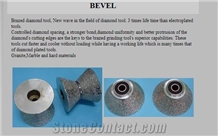 Edge Bevel Brazed Diamond Tool