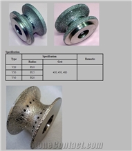 Full Bull Nose Brazed Diamond Tool