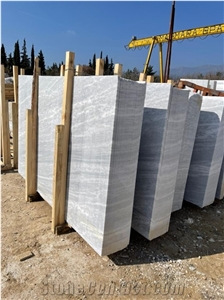 Kavala Semi White Marble Slabs