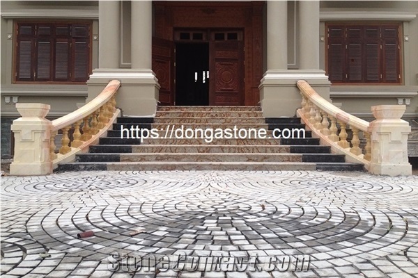 Vietnamese Bluestone Cubic Cobblestone, Pavers