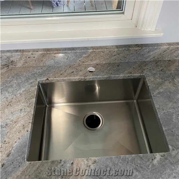Coastal Sky Granite Kitchen Countertop
