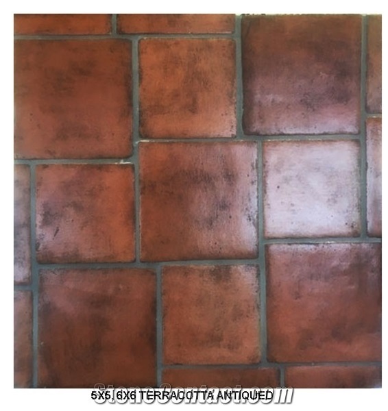 Antiqued Terracotta Tiles