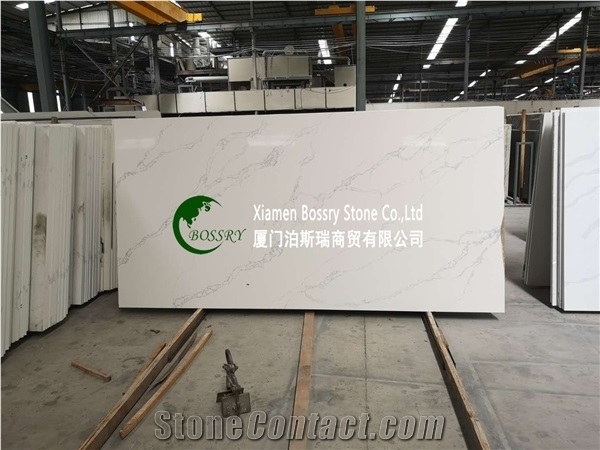 Artificial White Quartz Vanity Top