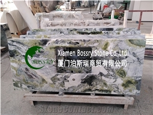 Ice Green Marble Vanity Top