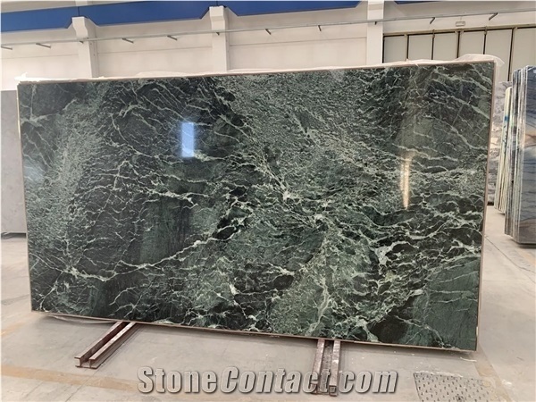 Verde Alpi Marble Slabs, Italy Green Marble