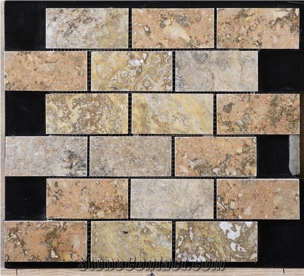 Scabos Travertine Mosaic