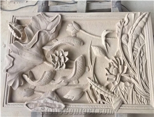 Beautiful Carving Sandstone Wall Cladding