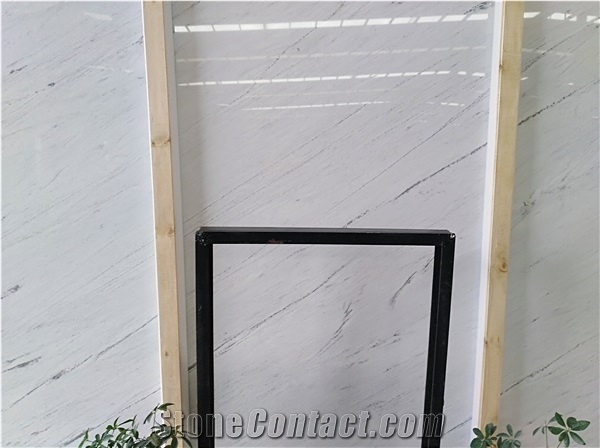 Bianco Sivec White Marble Polished Slabs For Project Sizes