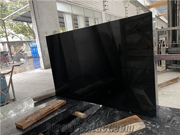 New Vk Absolute Black Granite Monument Headstone