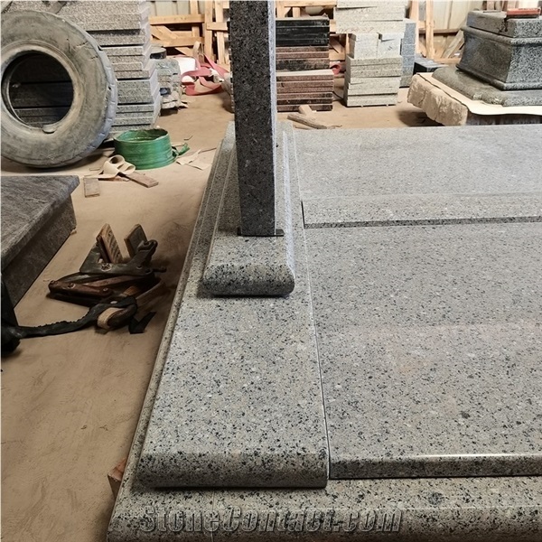 China Factory Sapphire Granite Double Monuments