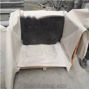 China G307 Green Granite Double Monuments Headstones