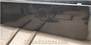 Indian Black Basalt Slabs - Polished