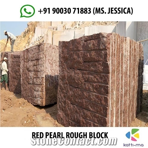 Red Pearl Granite Slabs
