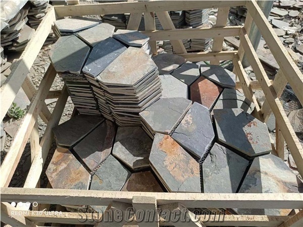 Multic Rustic Slate Tiles for Wall Floor Decorative