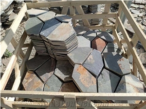 Multic Rustic Slate Tiles for Wall Floor Decorative