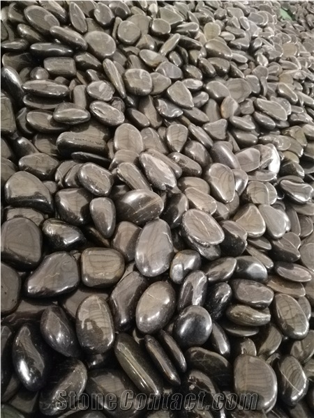 Polish Pure Black Pebbles