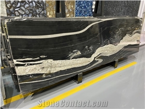 Brazil Black Granite Slab,Copacabana Granite Slabs