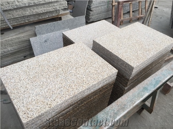 Golden Hemp Light Granite,Yellow Grain Granite Tile