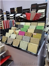 Acrylic Table Display For Quartz Marble Granite Glass Sample