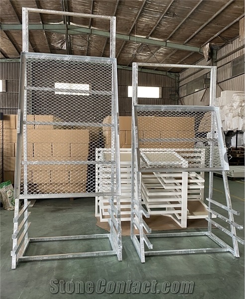 Big Slab Outdoor Display Stand, Not Rusted Stand