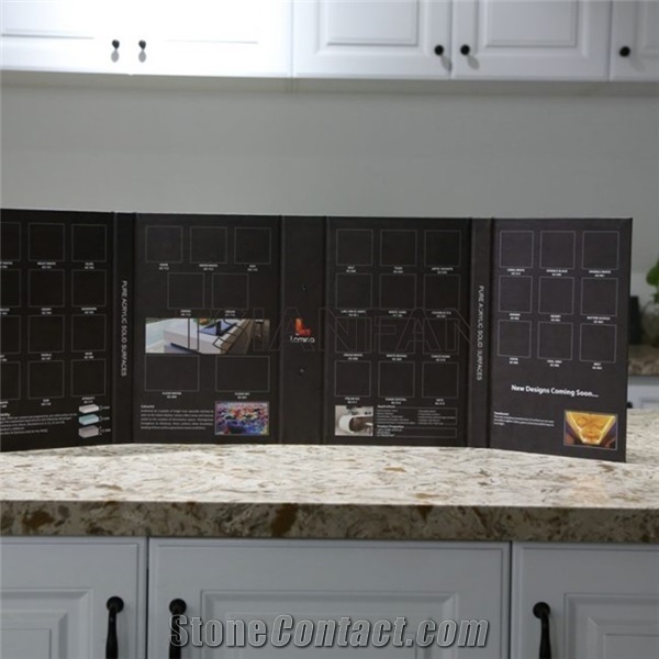 Protable Sample Binder for Quartz Stone Tiles Stone Display
